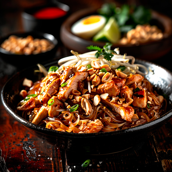 Pad thai au poulet